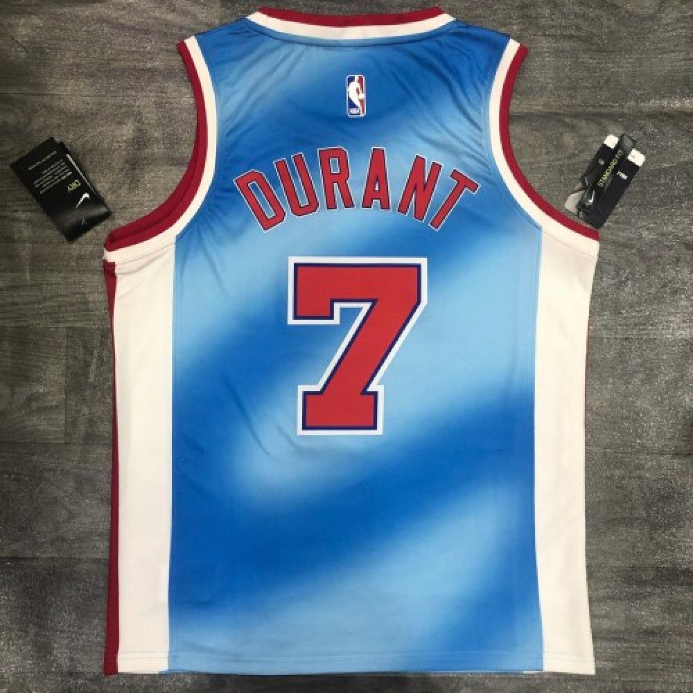 Men's Brooklyn Nets Kevin Durant #7 Blue 2020/21 Swingman Jersey - Classic Edition-Pro Kit Vault | Brand New 26/27 Sports Jerseys